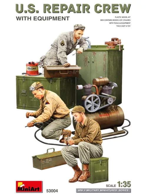 Miniart - U.S. Repair Crew w/Equipment