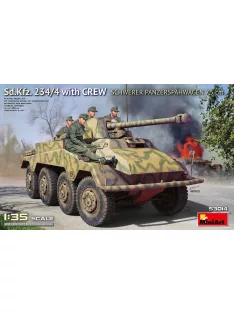   Miniart - Sd.Kfz. 234/4 Schwerer Panzerspähwagen 7,5 cm. w/Crew