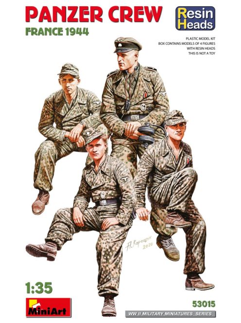 MiniArt - 1/35 "Panzer Crew. France 1944. Resin Heads"