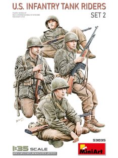 Miniart - U.S. Infantry Tank Riders. Set 2