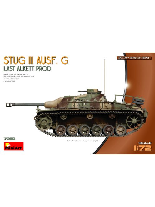 MiniArt - 1/72 StuG III Ausf. G Last Alkett Prod