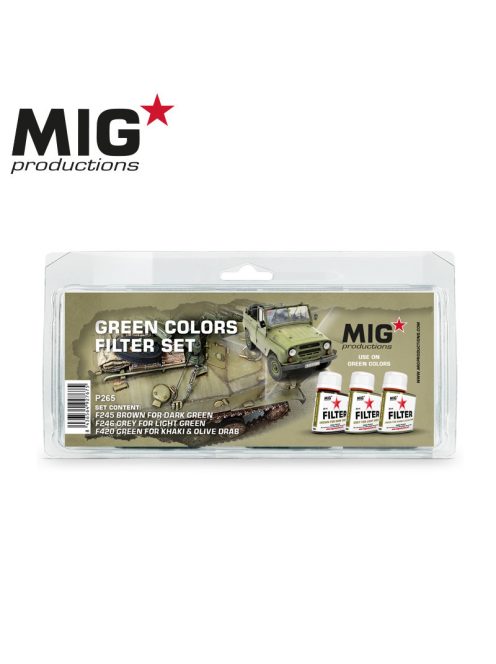 Mig Productions - Green Colors Filter Set
