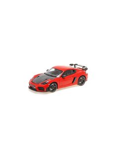   Minichamps - 1:18 Porsche Cayman GT4 RS w/Weissach Package, Red, 2024 - Minichamps