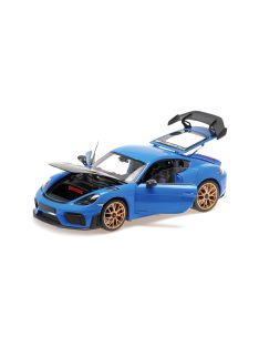   Minichamps - 1:18 Porsche Cayman GT4 RS w/Weissach Package, Blue, 2024 - Minichamps