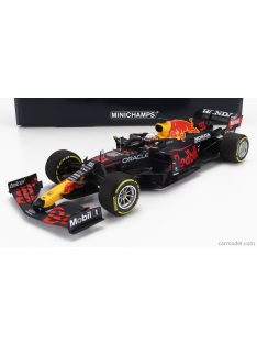   Minichamps - Red Bull F1 Rb16B Honda Ra620H Team Aston Martin N 33 World Champion Winner Mexico Gp 2021 Max Verstappen Matt Blue Yellow Red