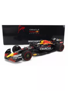   Minichamps - RED BULL F1  RB18 TEAM ORACLE RED BULL RACING N 1 WORLD CHAMPION WINNER BELGIUM GP 2022 MAX VERSTAPPEN MATT BLUE YELLOW RED