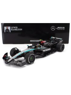   Minichamps - MERCEDES GP  F1  W15 EQ PERFORMANCE TEAM AMG PETRONAS MOTORSPORT N 44 SEASON 2024 LEWIS HAMILTON BLACK SILVER GREEN