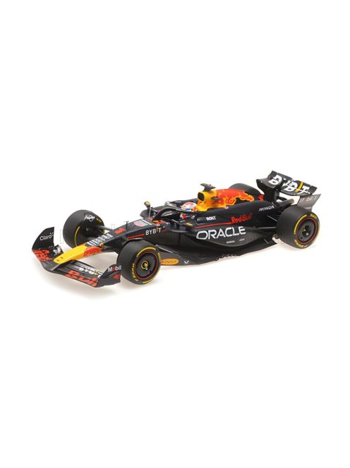 Minichamps - RED BULL F1  RB20 TEAM ORACLE RED BULL RACING N 1 WORLD CHAMPION WINNER JAPAN GP 2024 MAX VERSTAPPEN BLUE YELLOW RED