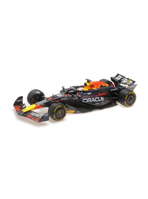 Minichamps - RED BULL F1  RB20 TEAM ORACLE RED BULL RACING N 1 WORLD CHAMPION WINNER EMILIA ROMAGNA IMOLA GP 2024 MAX VERSTAPPEN BLUE YELLOW RED