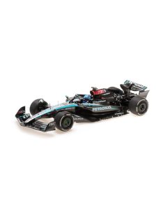   Minichamps - MERCEDES GP  F1  W15 EQ PERFORMANCE TEAM AMG PETRONAS MOTORSPORT N 63 WINNER AUSTRIAN GP 2024 GEORGE RUSSELL BLACK SILVER GREEN