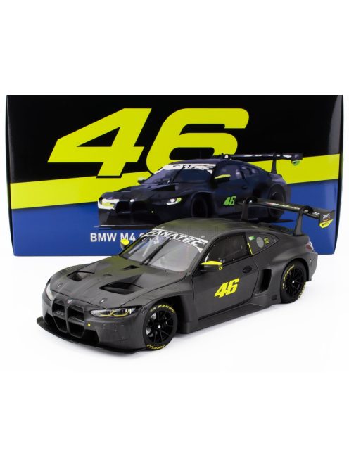 Minichamps - BMW 4-SERIES M4 GT3 TEAM WRT N 46 TEST MISANO MARZO 2024 VALENTINO ROSSI MATT GREY