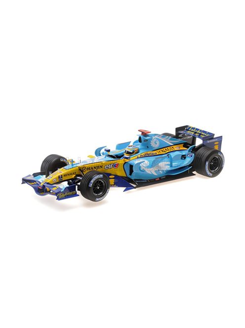 Minichamps - RENAULT F1  R26 TEAM MILD SEVEN RENAULT F1 N 1 WORLD CHAMPION TURKISH GP 2006 FERNANDO ALONSO LIGHT BLUE YELLOW