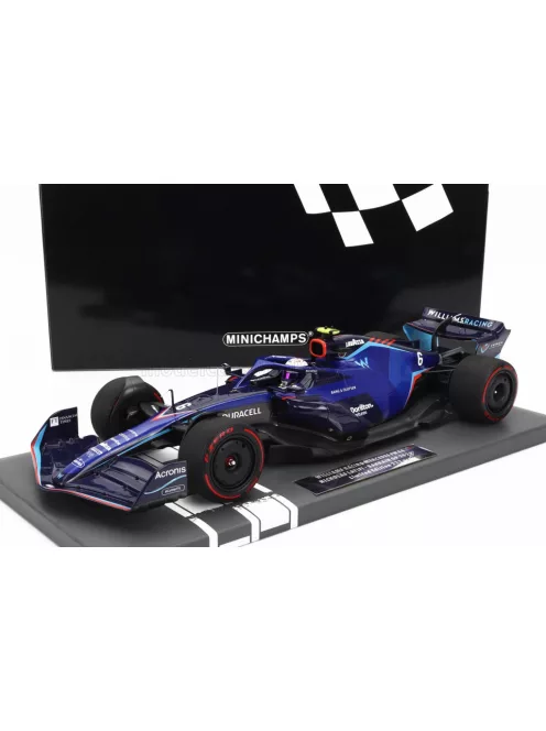 Minichamps - WILLIAMS F1 FW44 TEAM WILLIAMS RACING N 6 BAHRAIN GP 2022 NICHOLAS LATIFI BLUE
