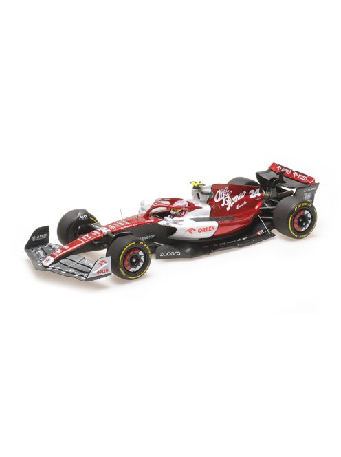 Minichamps - 1:18 ALFA ROMEO F1 TEAM ORLEN C42 – GUANYU ZHOU – BAHRAIN GP 2022 - L.E. 1044 pcs. - MINICHAMPS