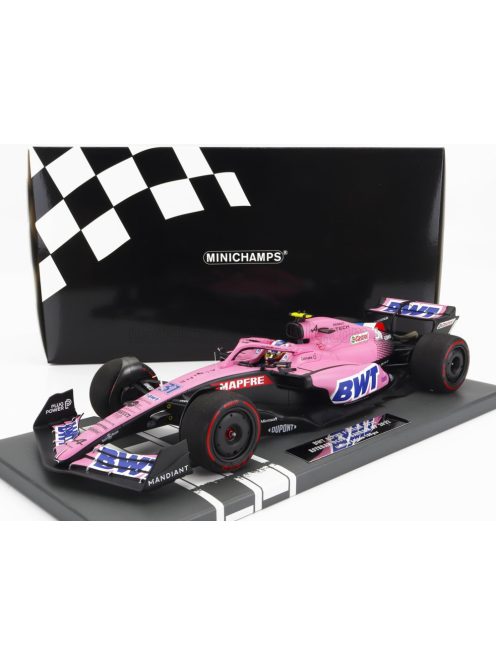 Minichamps - RENAULT F1 A522 TEAM ALPINE BWT N 31 7th BAHRAIN GP 2022 ESTEBAN OCON PINK