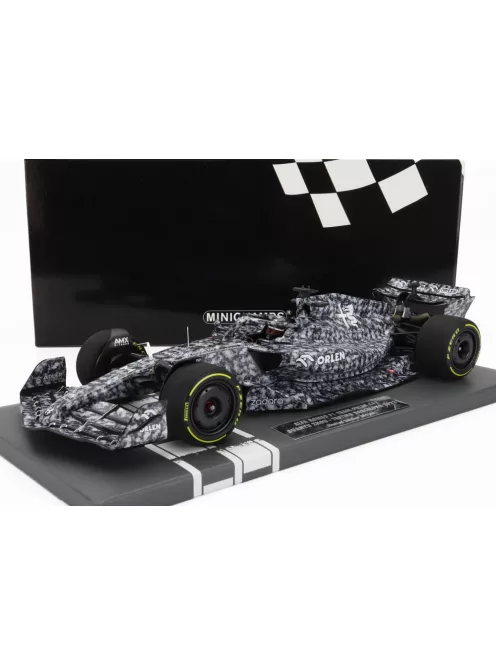 Minichamps - ALFA ROMEO F1  C42 TEAM ORLEN RACING N 24 TEST BARCELONA 2022 GUANYU ZHOU BLACK WHITE