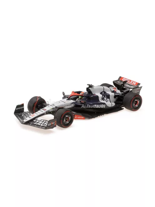 Minichamps - ALPHA TAURI F1  AT04 TEAM ALPHA TAURI N 21 SEASON 2023 NYCK DE VRIES BLUE WHITE