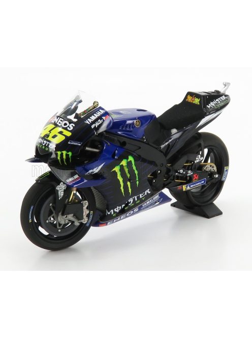 Minichamps - YAMAHA YZR-M1 TEAM MOVISTAR MONSTER ENERGY N 46 MOTOGP SEASON 2019 VALENTINO ROSSI BLUE BLACK