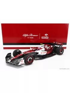   Minichamps - Alfa Romeo F1  C42 Team Orlen Racing N 24 10Th Bahrain Gp 2022 Guanyu Zhou White Red Met