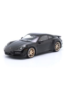   Minichamps - PORSCHE PORSCHE 911 992 TURBO S COUPE 2022 - GOLD RIMS BLACK