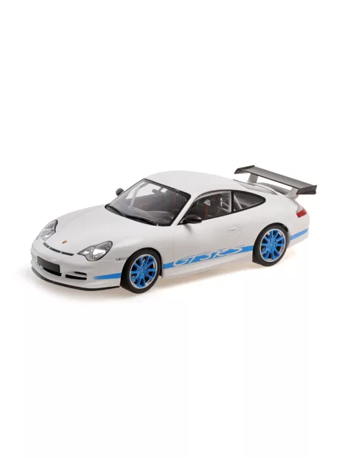 Minichamps - PORSCHE 911 GT3 RS - 2002 - WHITE W/BLUE STRIPES