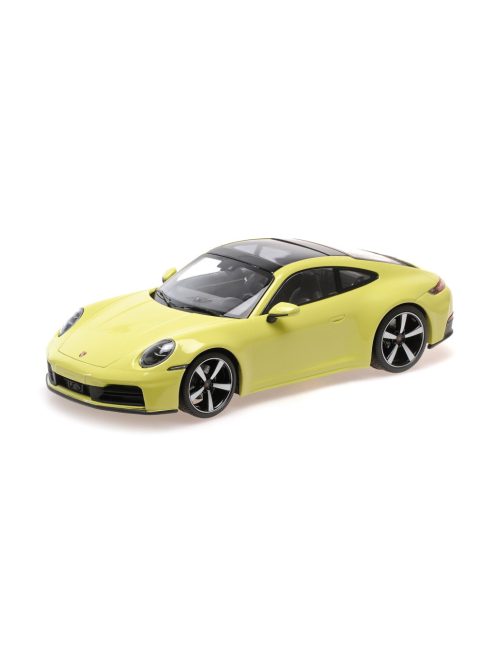 Minichamps - 1:18 Porsche 911 (992.2) Carrera Coupe, Yellow Metallic, 2024 - Minichamps
