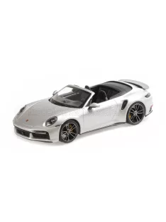   Minichamps - PORSCHE 911 992 TURBO S CABRIOLET OPEN 2020 SILVER