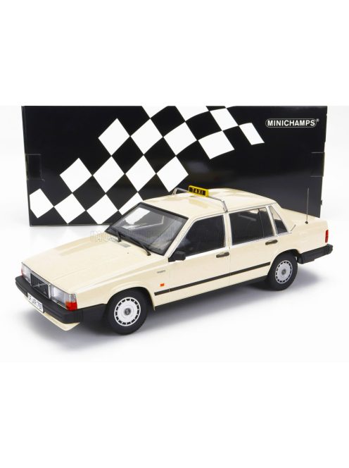 Minichamps - VOLVO 740GL TAXI GERMANY 1986 CREAM
