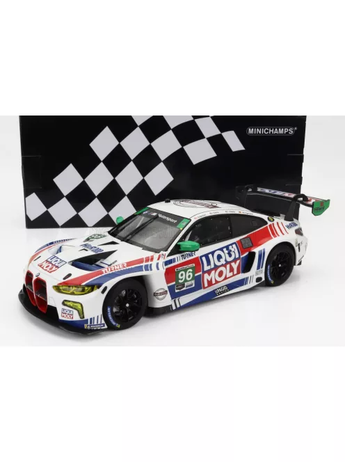 Minichamps - BMW 4-SERIES M4 GT3 TEAM TURNER MOTORSPORT N 96 IMSA 24h DAYTONA 2022 ROBBY FOLEY - BILL AUBERLEN - JENS KLINGMAN - MICHAEL DINAN WHITE