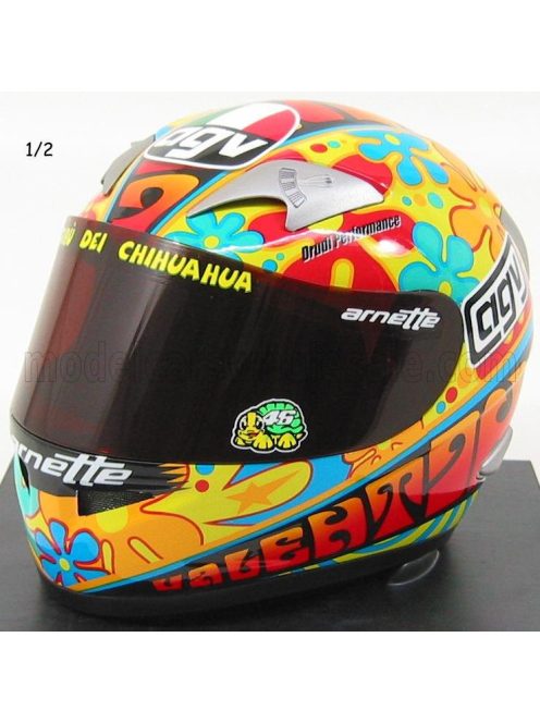 Minichamps - AGV CASCO HELMET GP VALENCIA 2003 WORLD CHAMPION MOTO GP 2003 VALENTINO ROSSI VARIOUS