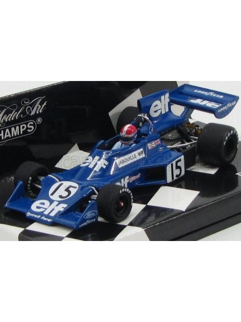 Minichamps - TYRRELL F1  FORD 007 N 15 SEASON 1975 J.P.JABOUILLE BLUETTE