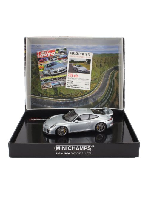 Minichamps - PORSCHE 911 991 GT3 COUPE 2012 SILVER