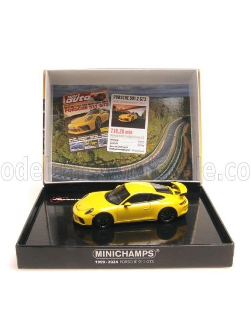 Minichamps - PORSCHE 911 991-2 GT3 COUPE 2017 YELLOW