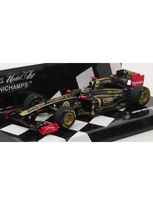 Minichamps - RENAULT F1  RS31 LOTUS N 9 RACE VERSION 2011 N.HEIDFELD BLACK GOLD MET