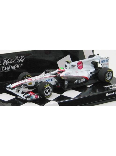 Minichamps - SAUBER F1 C30 N 16 SHOWCAR 2011 K.KOBAYASHI WHITE GREY MET