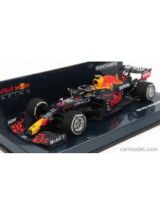   Minichamps - Red Bull F1 Rb16B Honda Ra620H Team Aston Martin N 11 3Rd French Gp 2021 Sergio Perez Matt Blue Yellow Red