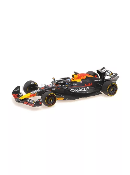 Minichamps - RED BULL F1  RB20 TEAM ORACLE RED BULL RACING N 1 WORLD CHAMPION 5th LAS VEGAS USA GP 2024 MAX VERSTAPPEN BLUE YELLOW RED