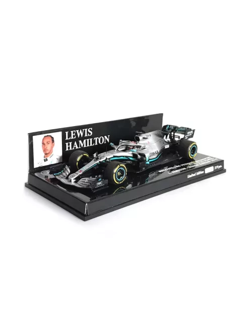 Minichamps - 1:43 MERCEDES-AMG PETRONAS MOTORSPORT F1 W10 EQ POWER – HAMILTON – 1ST BAHRAIN GP 2019 – EX. MINICHAMPS - L.E. 219 pcs. - MINICHAMPS