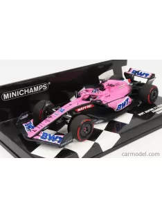   Minichamps - Renault F1 A522 Team Alpine Bwt N 14 Bahrain Gp 2022 Fernando Alonso Pink Blue
