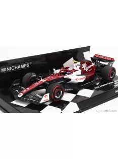   Minichamps - Alfa Romeo F1  C42 Team Orlen Racing N 24 Bahrain Gp 2022 Guanyu Zhou White Red Met