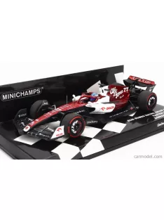   Minichamps - Alfa Romeo F1  C42 Team Orlen Racing N 77 Bahrain Gp 2022 Valtteri Bottas White Red Met