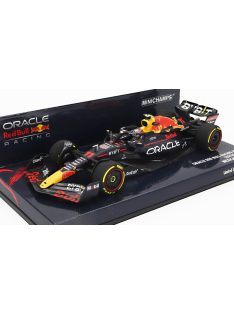   Minichamps - RED BULL F1  RB18 TEAM ORACLE RED BULL RACING N 11 3rd MEXICO GP 2022 SERGIO PEREZ MATT BLUE YELLOW RED