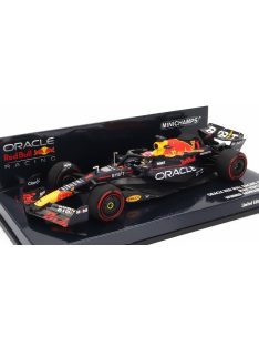   Minichamps - RED BULL F1  RB19 TEAM ORACLE RED BULL RACING N 1 WORLD CHAMPION SEASON 2023 MAX VERSTAPPEN MATT BLUE
