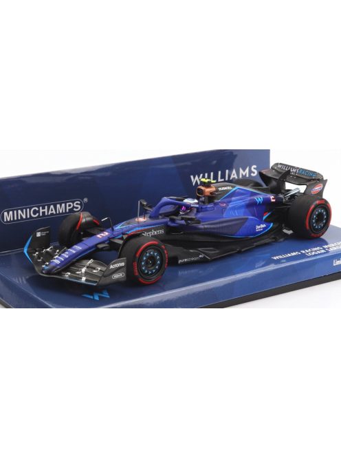 Minichamps - WILLIAMS F1  FW45 TEAM WILLIAMS RACING N 2 SEASON 2023 LOGAN SARGEANT BLUE