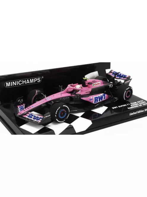 Minichamps - RENAULT F1  A523 TEAM BWT ALPINE N 10 SEASON 2023 PIERRE GASLY BLUE PINK