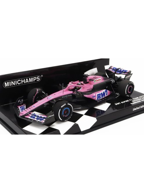 Minichamps - RENAULT F1  A523 TEAM BWT ALPINE N 31 SEASON 2023 ESTEBAN OCON BLUE PINK