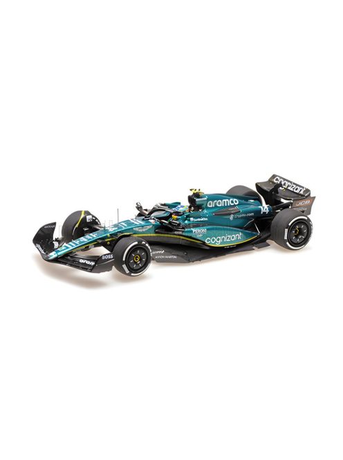 Minichamps - ASTON MARTIN F1  AMR23 TEAM ARAMCO COGNIZANT N 14 2nd CANADA GP 2023 FERNANDO ALONSO GREEN
