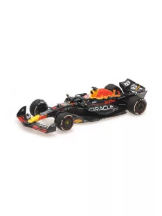   Minichamps - RED BULL F1  RB19 TEAM ORACLE RED BULL RACING N 1 WORLD CHAMPION WINNER HUNGARIAN GP 2023 MAX VERSTAPPEN MATT BLUE
