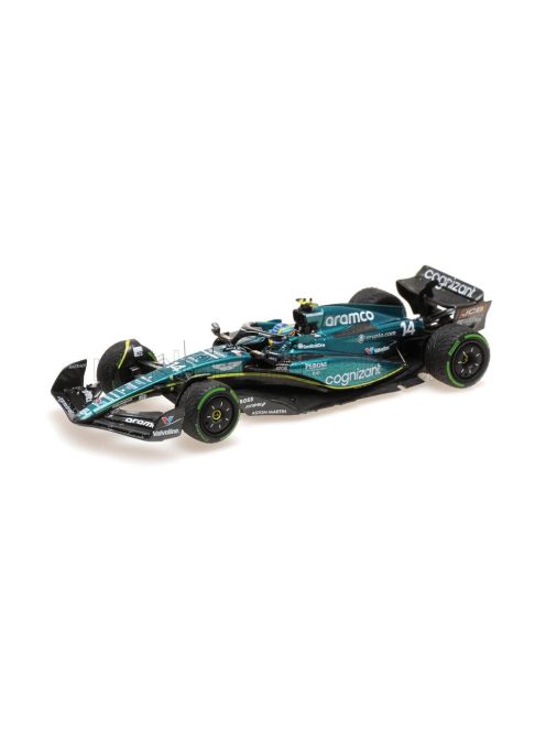 Minichamps - ASTON MARTIN F1  AMR23 TEAM ARAMCO COGNIZANT N 14 2nd DUTCH GP 2023 FERNANDO ALONSO GREEN