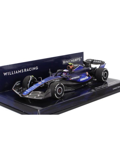 Minichamps - WILLIAMS F1  FW46 TEAM WILLIAMS RACING N 2 SEASON 2024 LOGAN SARGEANT 2 TONE BLUE